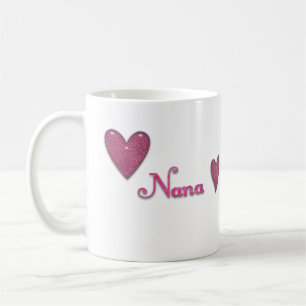 Nana met hart koffiemok