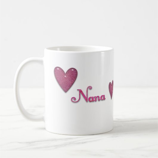 Nana met hart koffiemok (Links)