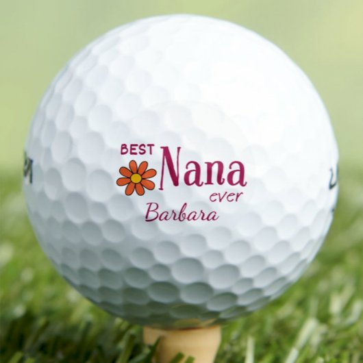 Nana Moederdag - Beste Moeder Ooit Aangepaste Naam Golfballen