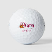 Nana Moederdag - Beste Moeder Ooit Aangepaste Naam Golfballen (Voorkant)