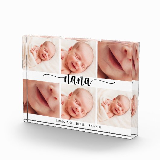 Nana Moederdag Foto Collage Photo Block (Rechts)