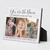 Nana Moederdag Grandchildren Foto Collage Fotoplaat (Zijkant)