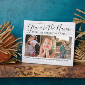 Nana Moederdag Granny Grandchildren Foto Fotoplaat (Zijkant)