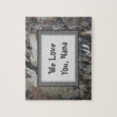 Nana Natuur Foto van marmerloed Earth Tone Driftwo Legpuzzel (Verticaal)