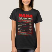 Nana Nutrition Facts onvoorwaardelijk Love Tshirt (Voorkant)