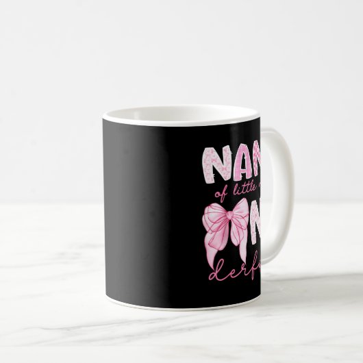 Nana Of Little Miss Onederful First Birthday Girl  Koffiemok (Voorkant rechts)