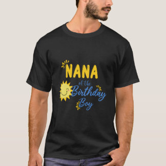 Nana of Sunshine 1st Verjaardag Zonneschijn Jongen T-shirt
