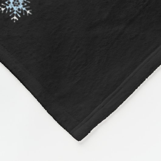 Nana Of The Birthday Girl Snowflakes Winter Christ Fleece Deken (Hoek)