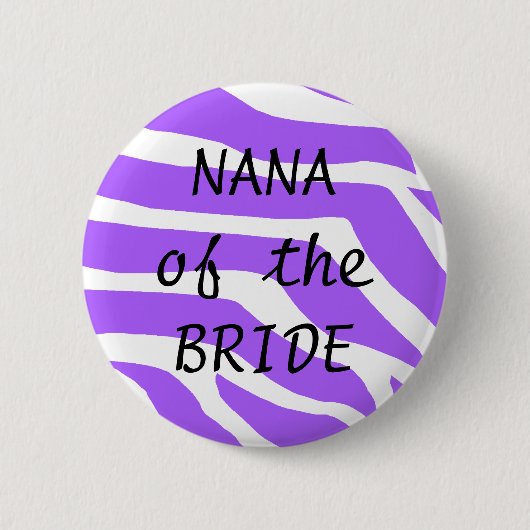 Nana of the Bride Ronde Button 5,7 Cm (Voorkant)