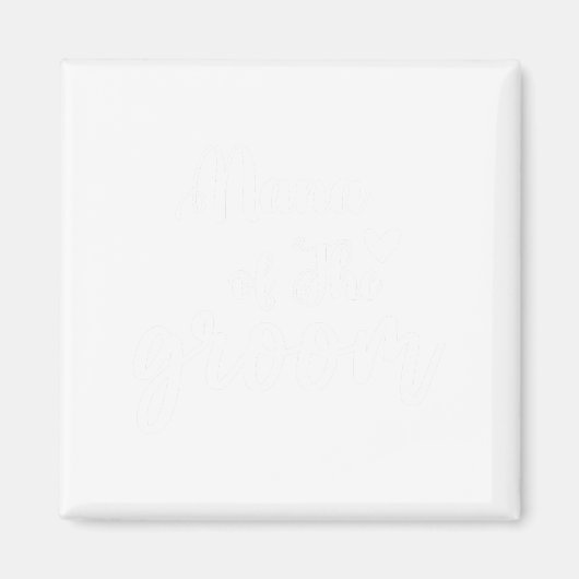 Nana of the Groom Wedding Bachelor Party Nana Matc Magneet (Voorkant)