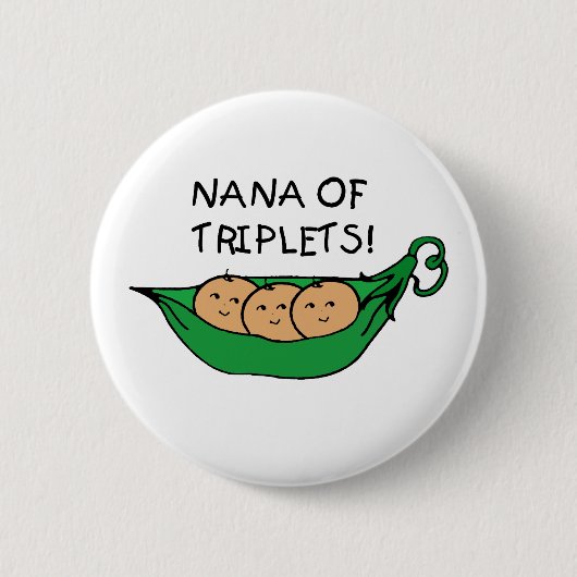 Nana of Triplets Pod Ronde Button 5,7 Cm (Voorkant)