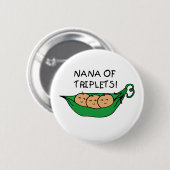Nana of Triplets Pod Ronde Button 5,7 Cm (Voorkant /achterkant)