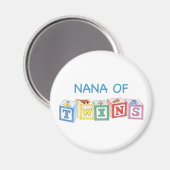 Nana of Twins Blocks Magneet (Voorkant / Achterkant)