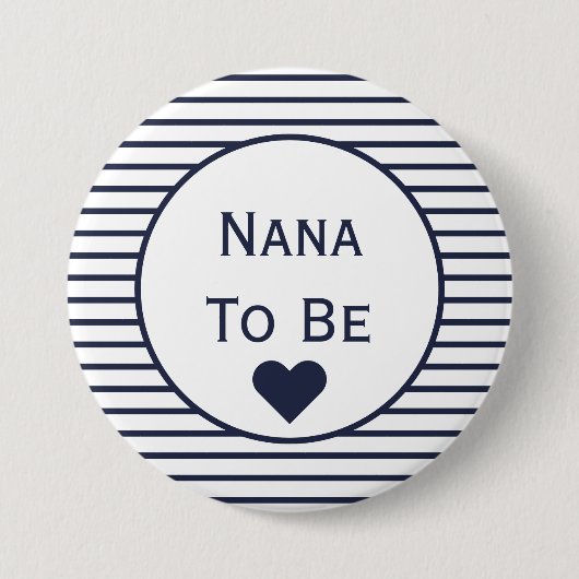Nana om Baby shower Button te zijn (Voorkant)