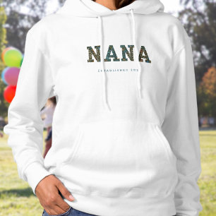 Nana op maat jaar - licht trendy hoodie