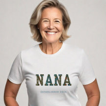 Nana op maat jaar - trendy bloemen