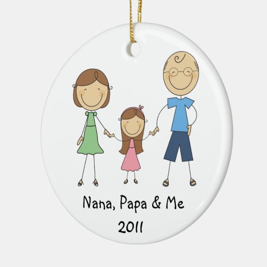 Nana Papa en Me Ornament (Links)