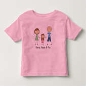 Nana Papa en Me T-shirt (Voorkant)