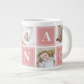 Nana Photo Collage Custom Giant Coffee Mok (Voorkant rechts)