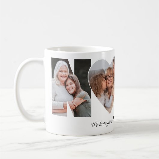 Nana Photo Collage Grandma Keepsake from Grandkids Koffiemok (Links)