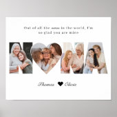 Nana Photo Collage Grandma Keepsake from Grandkids Poster (Voorkant)