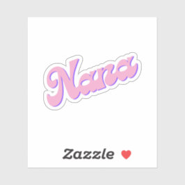 Nana Pink Cursive Grandma Grammy Sticker