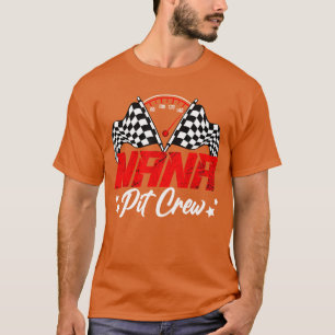 Nana Pit Crew Verjaardagsfeestje Race Liefhebber R T-shirt