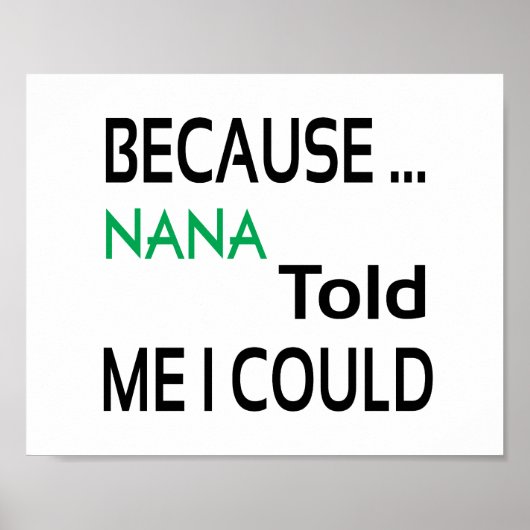 Nana Poster (standaard fotolijst formaat) (Voorkant)