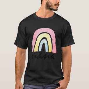 Nana Rainbow for Women Grandma Moederdag Christus T-shirt