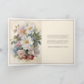 Nana Religious Moederdag Floral Kaart (Binnen)