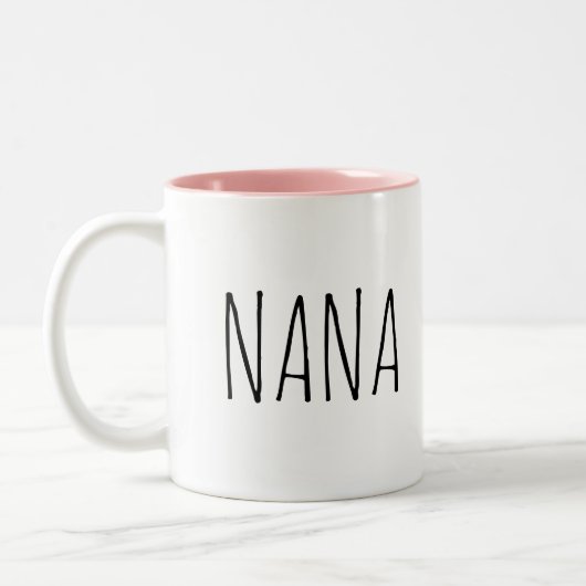 Nana Roze Mok van de Binnenkant Koffie (Links)