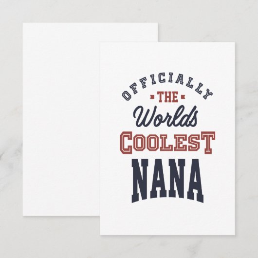 Nana RSVP Kaartje (Voorkant / Achterkant)