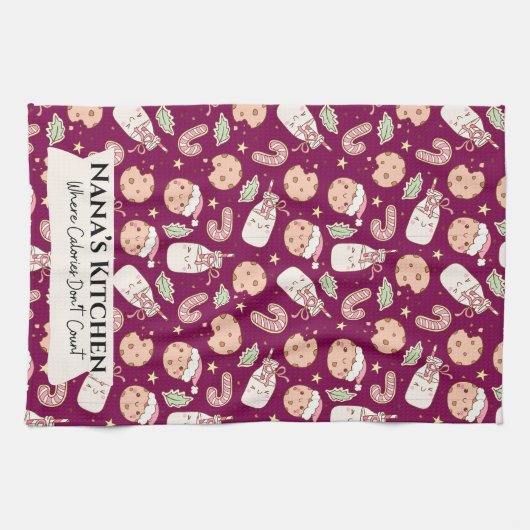 Nana’s Kitchen , Funny Grandmother  Theedoek (Horizontaal)