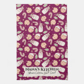 Nana’s Kitchen , Funny Grandmother  Theedoek (Verticaal)