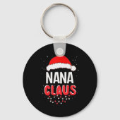 Nana Santa Claus Christmas Matching Costume Sleutelhanger (Voorkant)