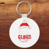 Nana Santa Claus Christmas Matching Costume  Sleutelhanger (Voorkant)