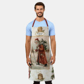 Nana  Santa Claus KerstAngels Holly Schort (Gedragen)