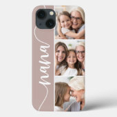 Nana Script Grandma Photo Collage Case-Mate iPhone Case (Achterkant)