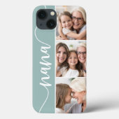 Nana Script Grandma Photo Collage Case-Mate iPhone Case (Achterkant)