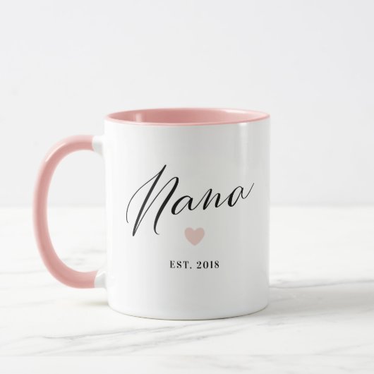 Nana Script Vaste Mok Moederdag Cadeausnelheid (Links)