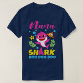 Nana Shark Gift Cute Baby Shark Family Matching TS T-shirt (Design voorkant)
