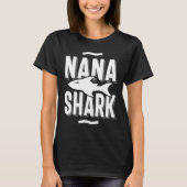 Nana Shark Moederdag Gift T-shirt (Voorkant)
