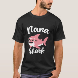 Nana Shark Moederdag Oma Grappig T-shirt