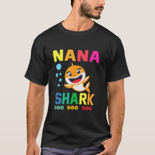 Nana Shark Shirt Nana Shark Lover Familie Moedermo