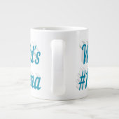 Nana sky blue halve text Moederdag Grote Koffiekop (Achterkant)