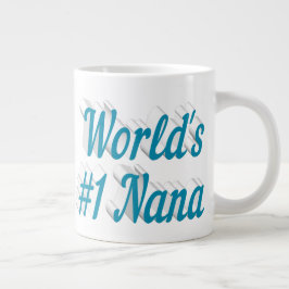 Nana sky blue halve text Moederdag Grote Koffiekop