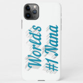 Nana sky blue text iPhone case Hoesje (Achterkant)