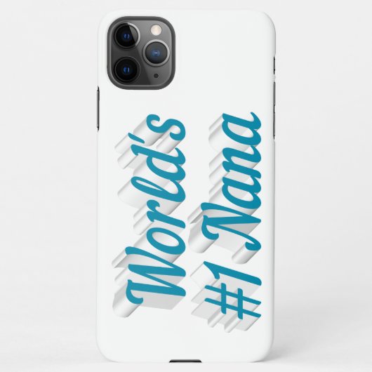 Nana sky blue text iPhone case iPhone Hoesje (Achterkant)