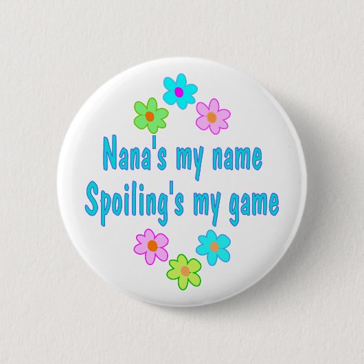 Nana Spoils Ronde Button 5,7 Cm (Voorkant)