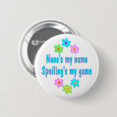 Nana Spoils Ronde Button 5,7 Cm (Voorkant /achterkant)